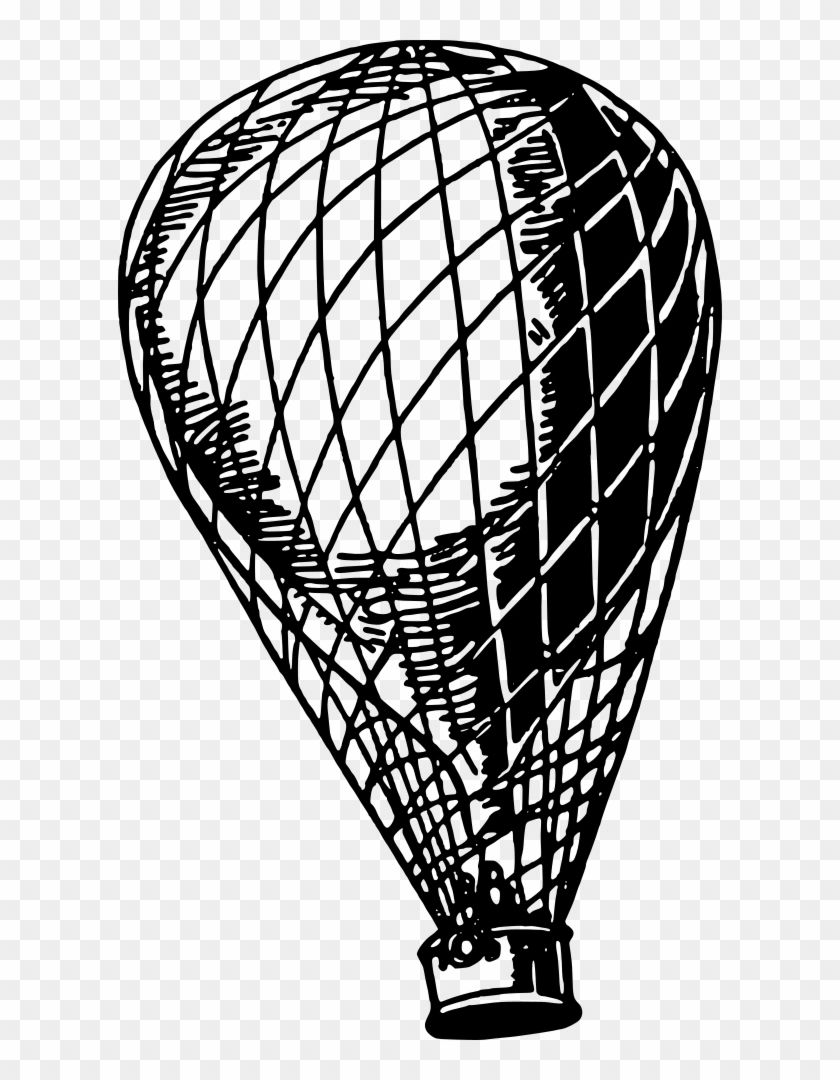 Vintage Hot Air Balloon Clip Art Clipart Panda - Hot Air Balloon Drawing Transparent #419292