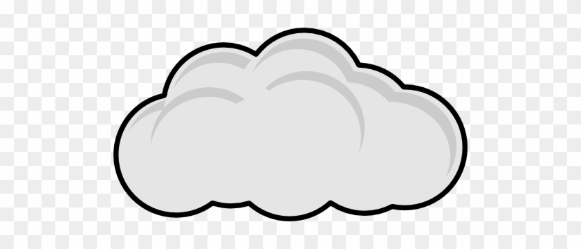 Simple Cloud Clipart - Nuvens Vetor Png #419300