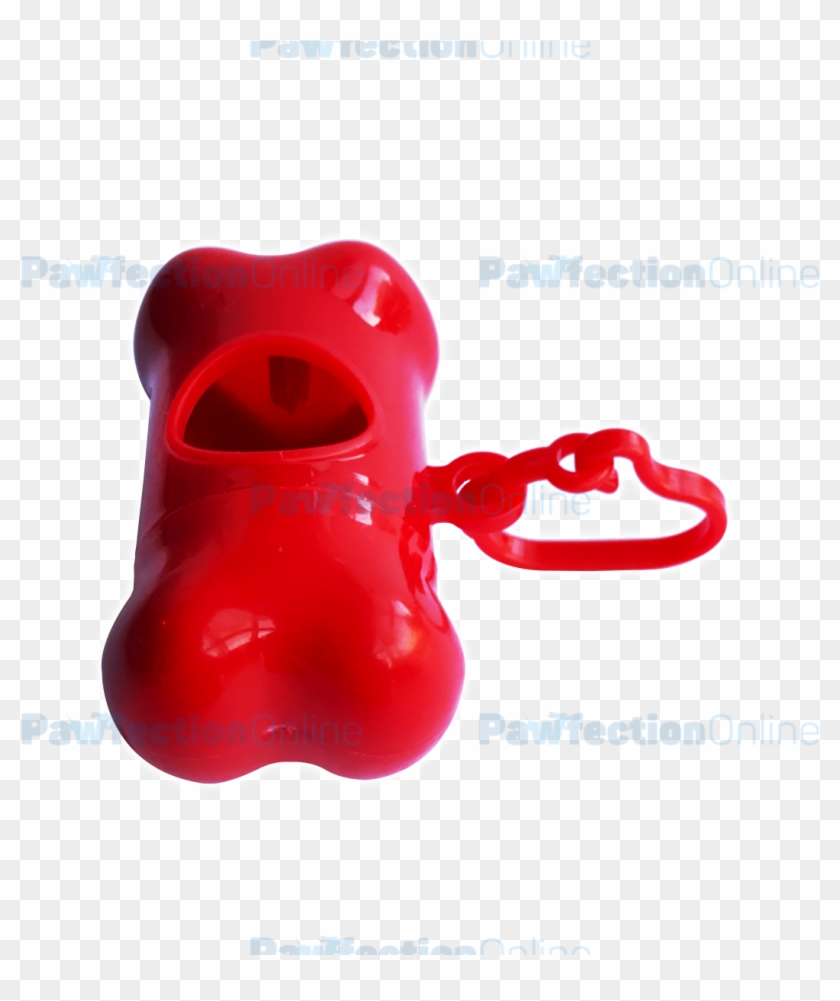 The Red Bone Shaped Dog Poop Bag Holder Dispenser Is - Mobile Phone #419332