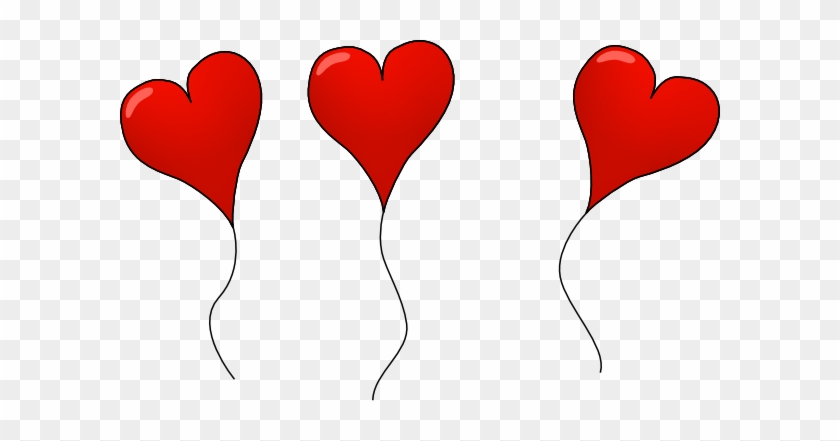 Free Red Balloon Cliparts, Download Free Clip Art, - Draw A Heart Balloon #419473