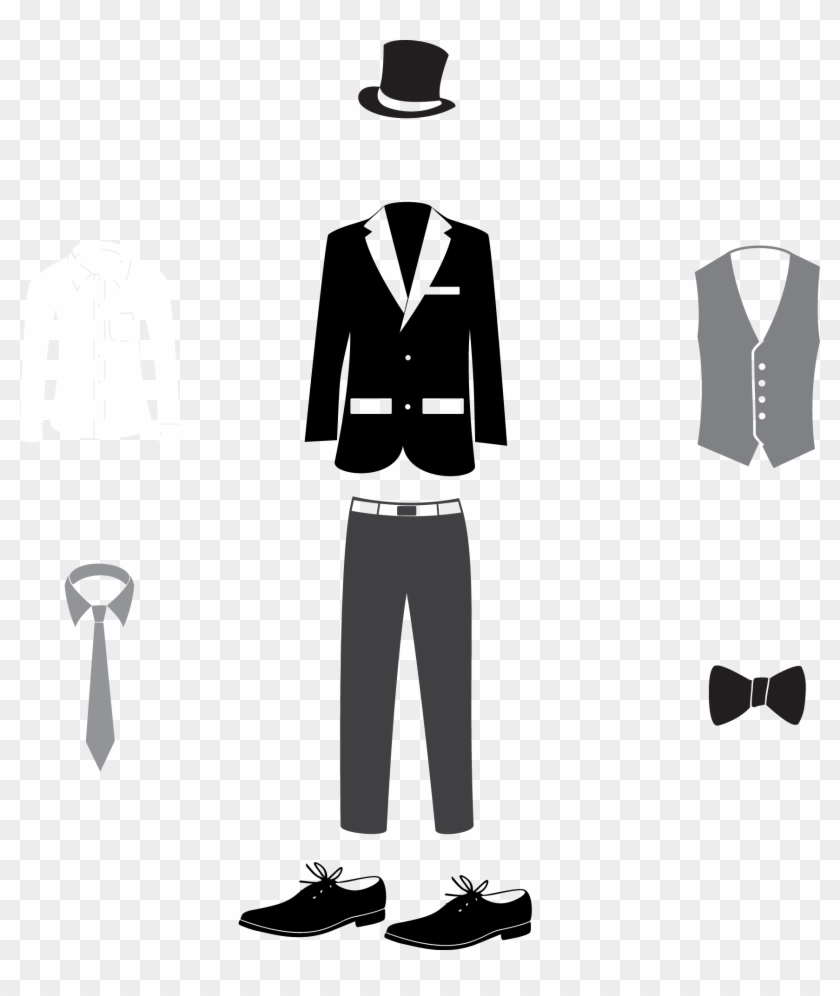 Suit Formal Wear Clothing Clip Art - Illustration #419499
