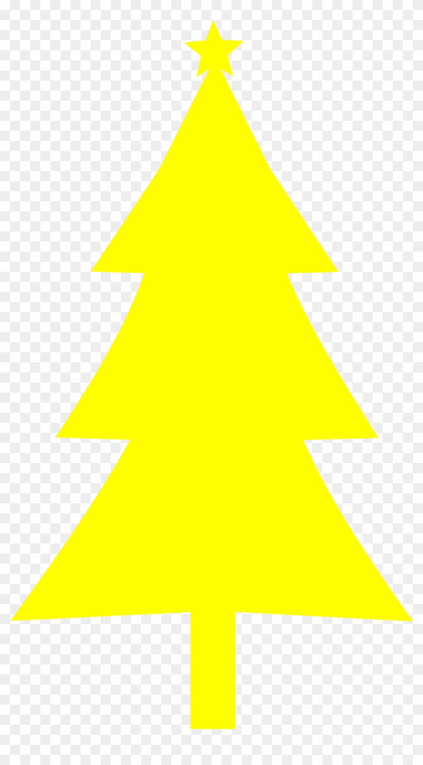 Big Image - Yellow Christmas Tree #419557