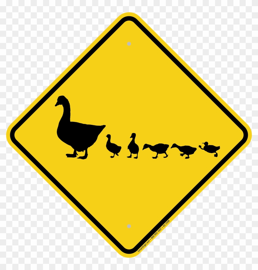 Duck Crossing Signs - Fall Prevention Clip Art #419605