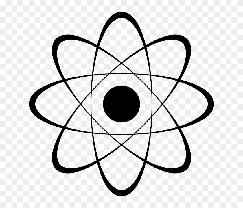 Electrons Stylized, Science, Atom, Physics, Nucleus, - Atom Icon #419712