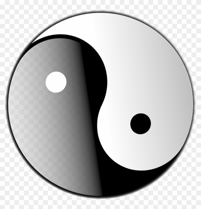 Yin And Yang Symbol Clip Art - Yin Yang Hd Png #419831