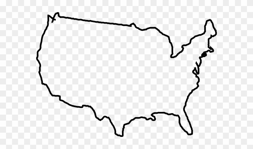 Map Lines Clip Art At Clker - Us Map Clipart #419911