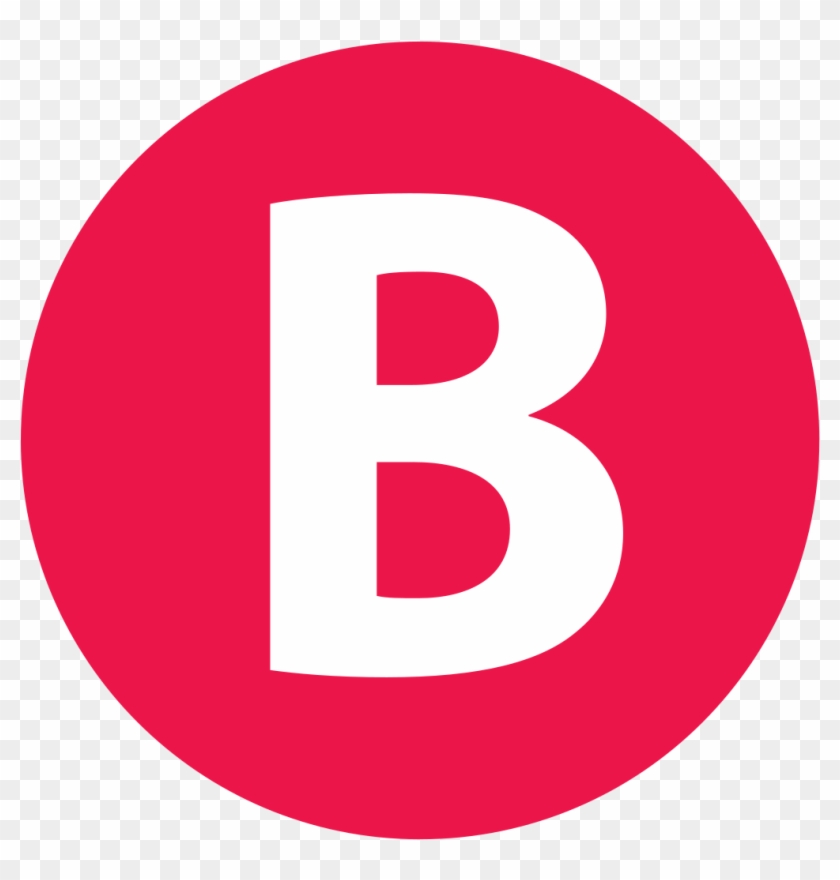 Logo Tramway Bordeaux Ligne B - B Logo 1024 1024 #419957