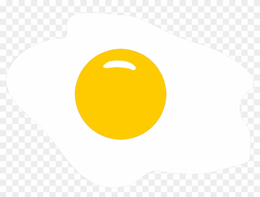 Illustration Of An Egg Cooked Sunny Side Up - Sunny Side Up Illustration #419971