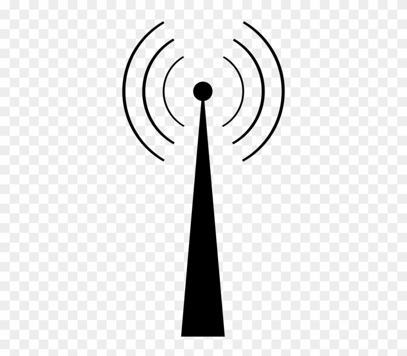 Tower Clipart Communications Tower - Radio Tower Clip Art #419992