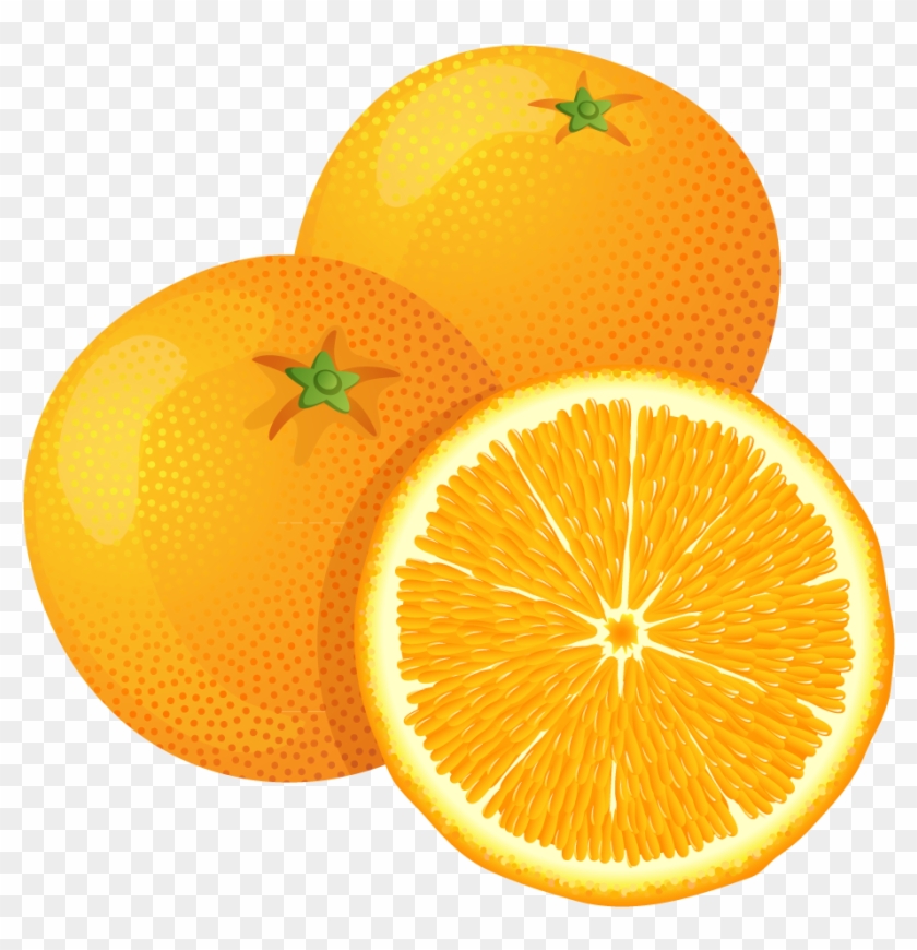 Best Orange Clipart - Orange Fruits And Vegetables Clipart #420095