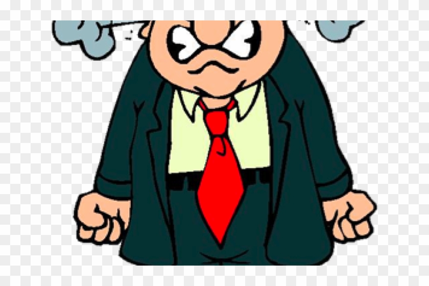 Learn To Speak English Cartoon Image Of Angry Man Free Transparent Png Clipart Images Download