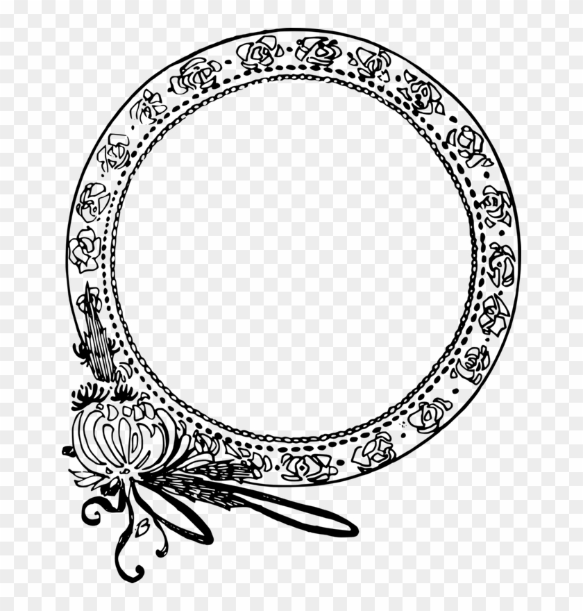 Decorative Images - Round Border Clip Art #420204