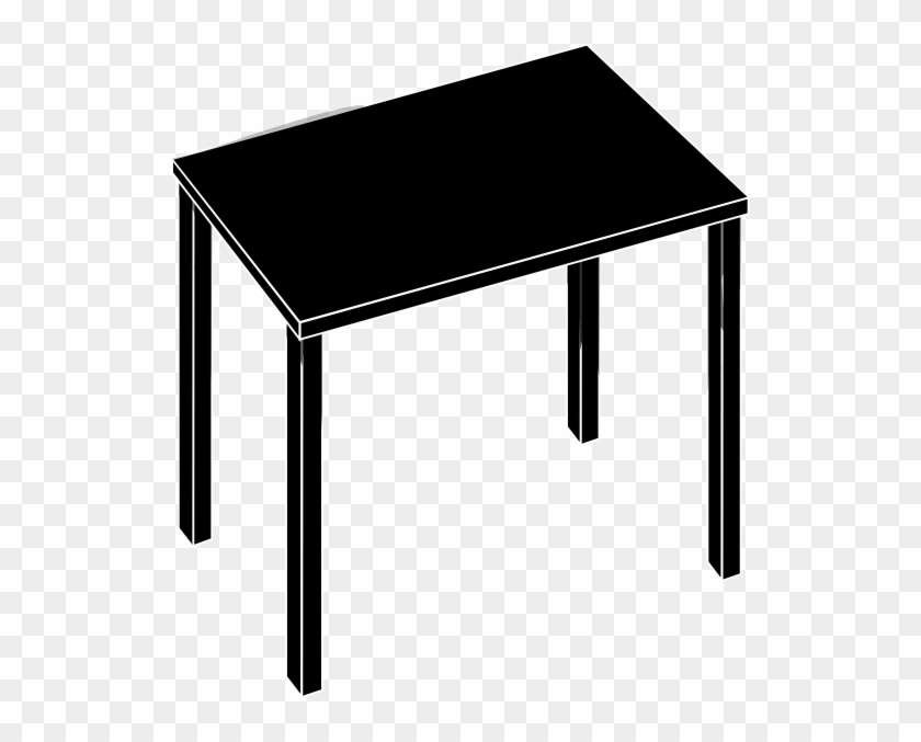 Black Table Clipart #420221