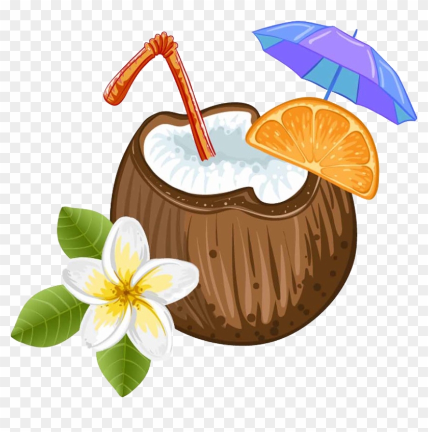 Cocktail Pixf1a Colada Juice Coconut Water Coconut - Coconut Drink Vector #420339