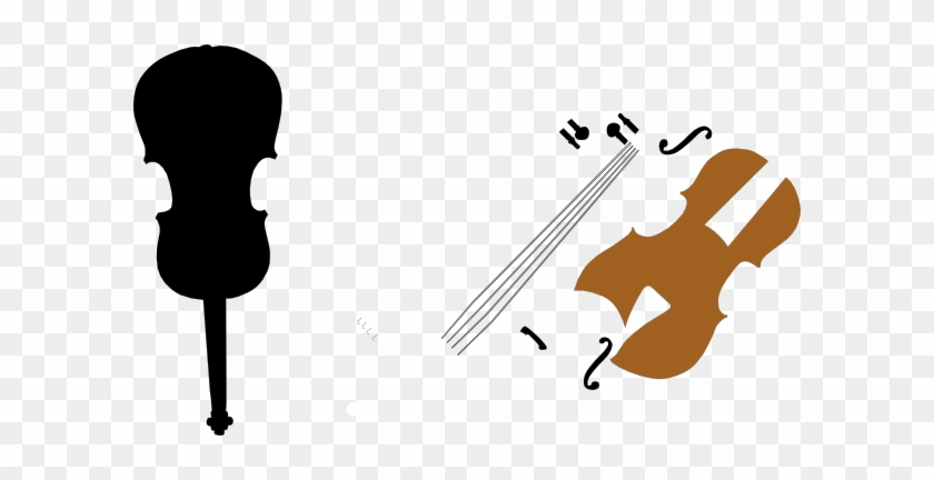 Violin Parts Plooter 2 Clip Art - Violin Shadow #420369