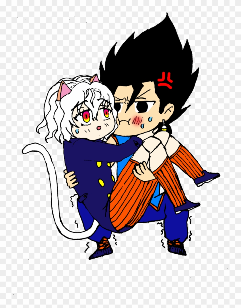 Vegito Trying To Carry Pitou By Shadisheera - Manga #420540