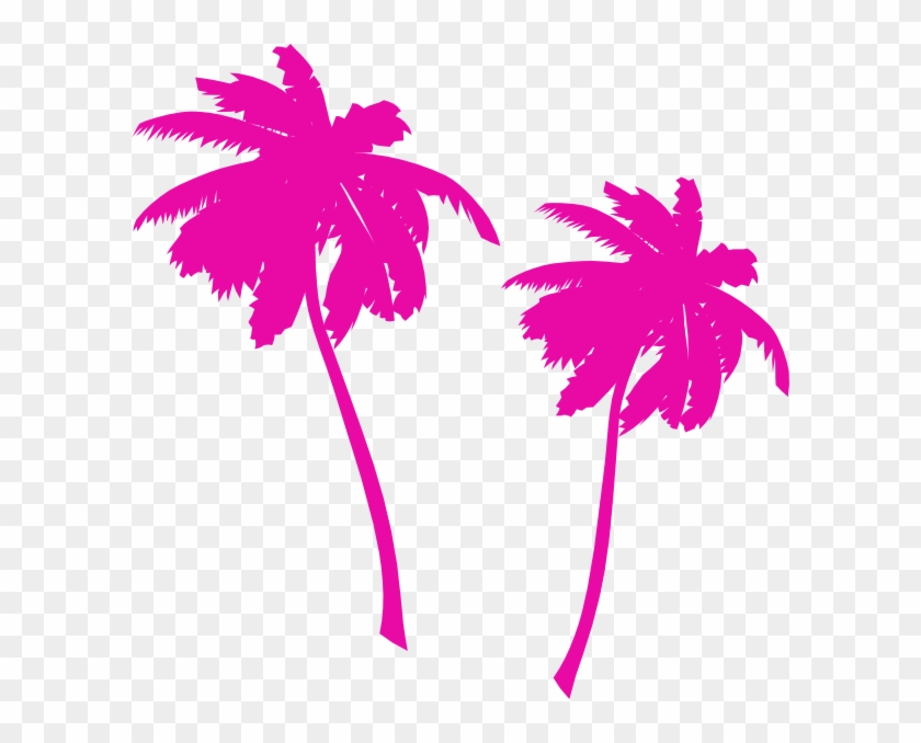 Palm Tree Clipart Vector - 80s Palm Tree Png #420590