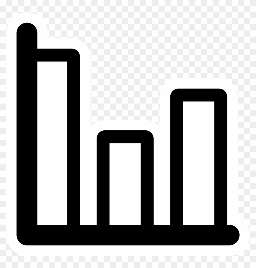 Big Image - Black And White Statistics Clipart #420699