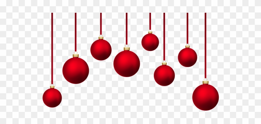 Christmas Baubles - Red Christmas Ball Background #420909
