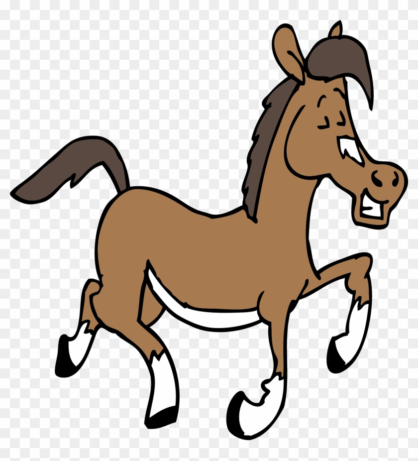 Happy Horse Clipart - Cartoon Horse Png #420932