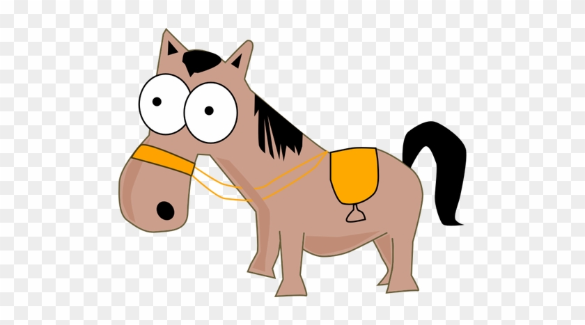 Pony Clipart Funny - Horse Vector Png #420937