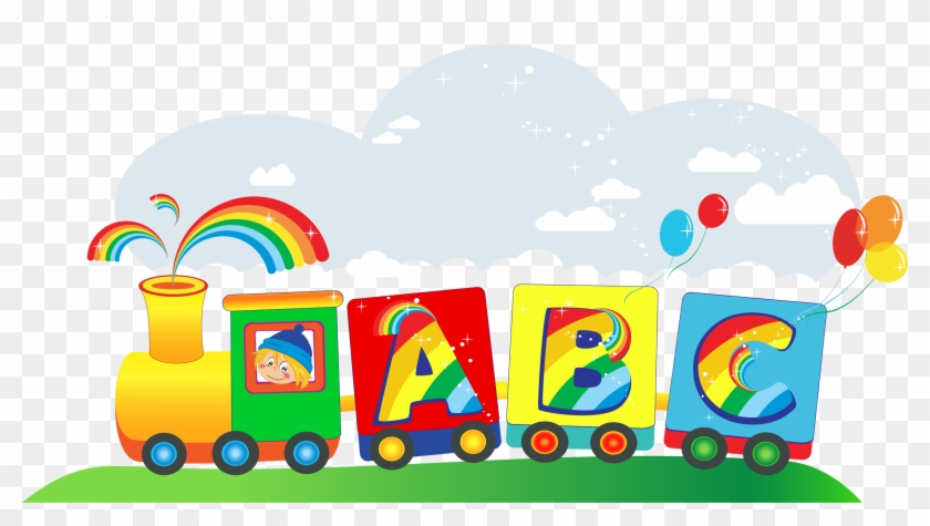 Toy Train Cartoon Royalty-free - Cartoon Image Of Alphabet Train #420966