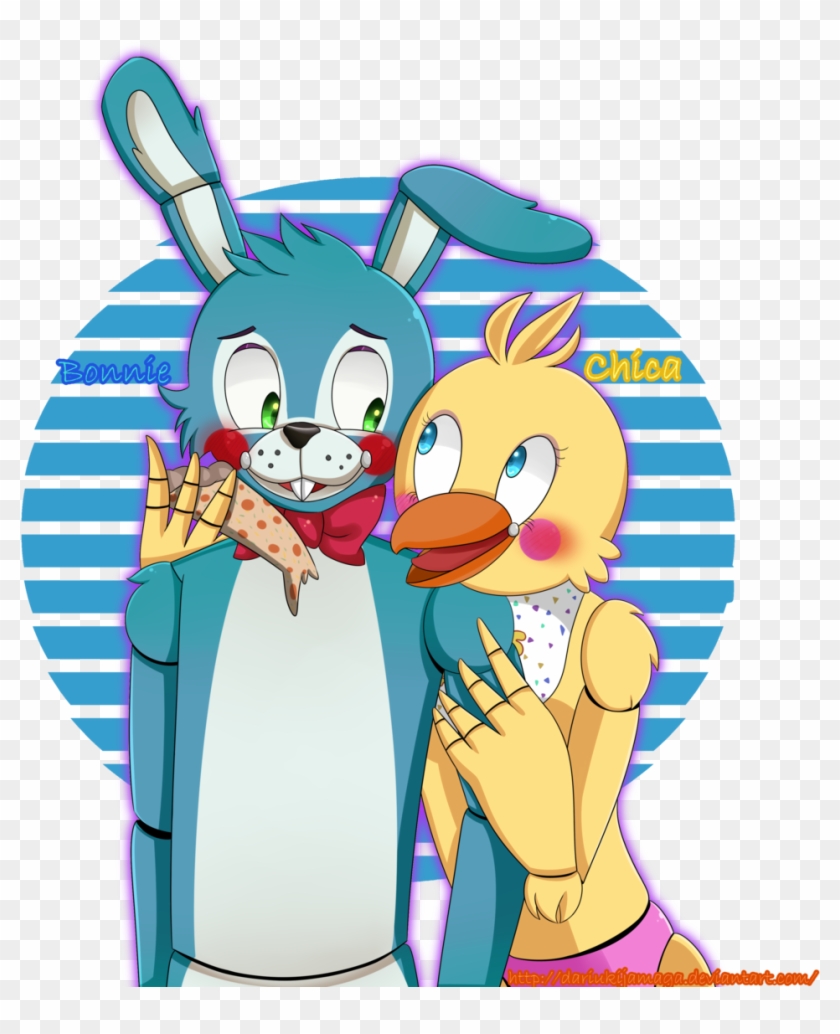 Toy Bonnie And Toy Chica By Dariukijamaga - Toy Bonnie X Toy Chica Fanart #420990