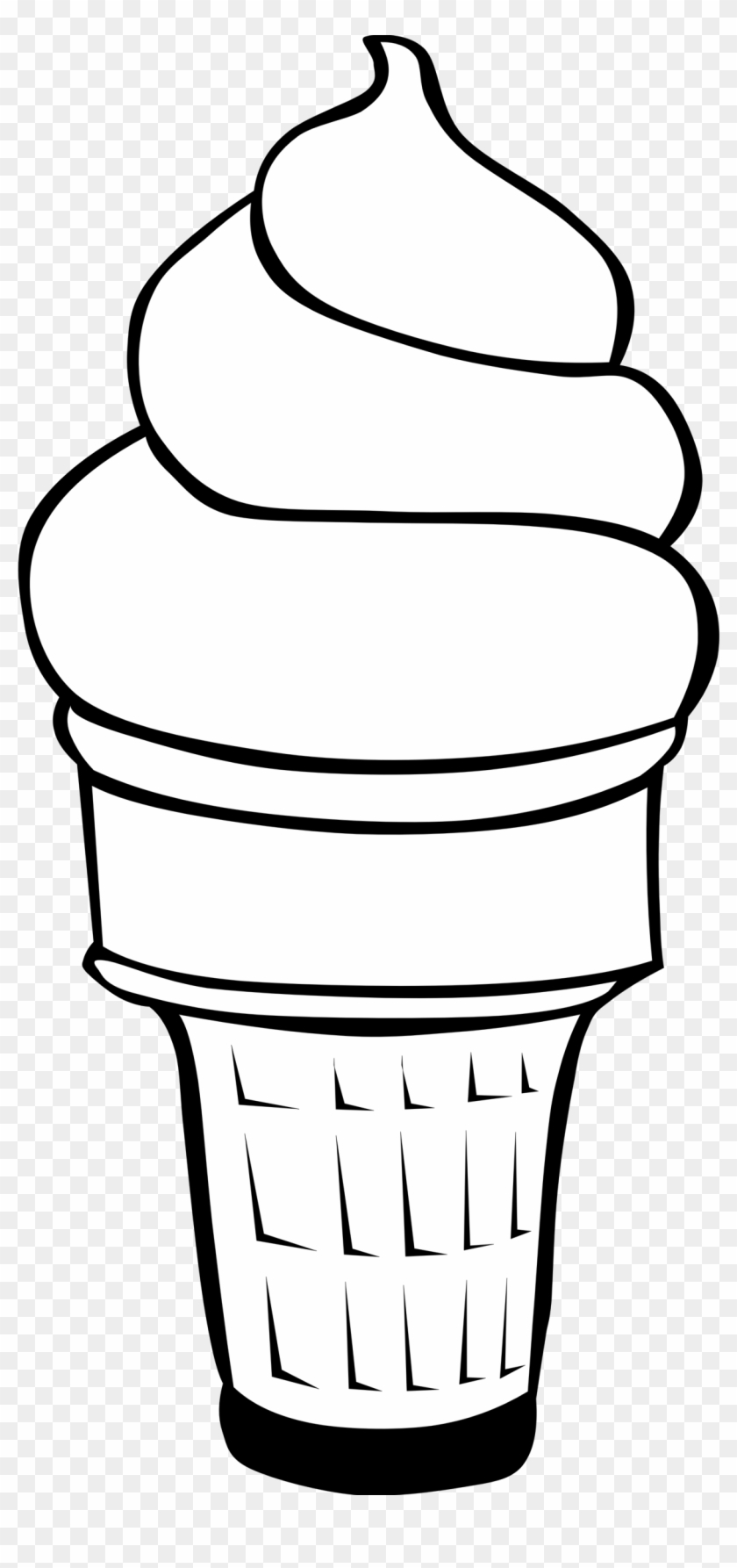 Fast Food, Desserts, Ice Cream Cones, Soft Serve - Ice Cream Cone Clip Art #68150