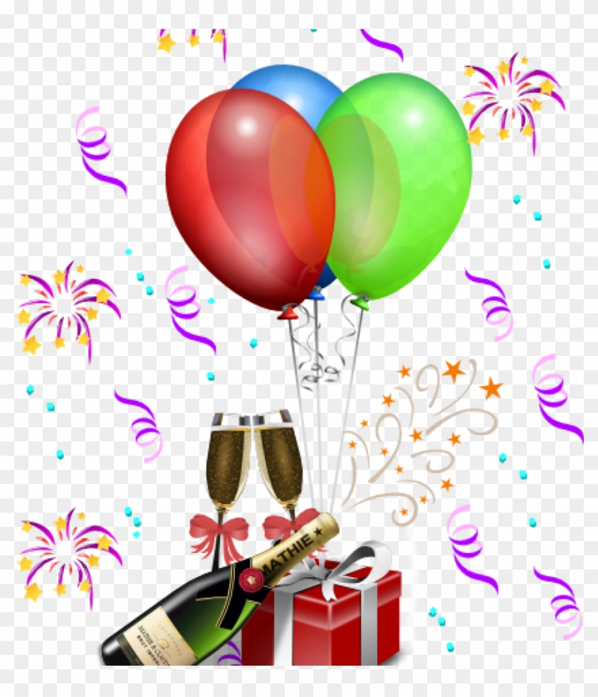 Happy Birthday Clip Art For A Man Free Birthday Clip - Happy New Year And Happy Birthday #68327