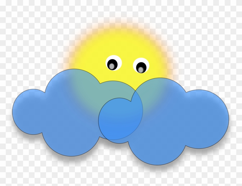 Clipart Of Clouds And Sun Cloud - Sun And Clouds Clip Art #68346