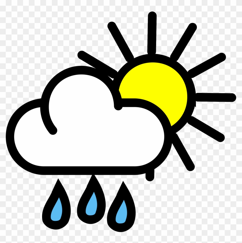 Partly Cloudy Cloudy Clipart Rain Clipartfox - Weather Clipart #68376