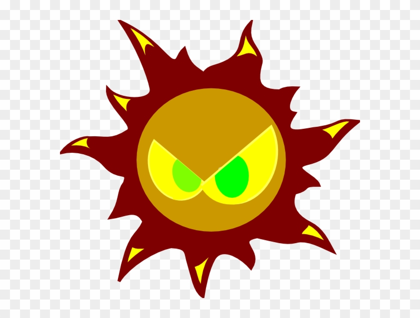 Angry Sun Clipart #68473
