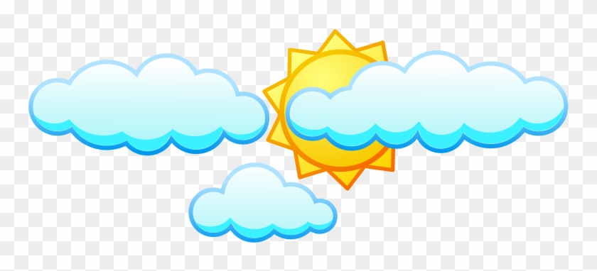 Clouds And Sun Clipart - Clip Art #68493