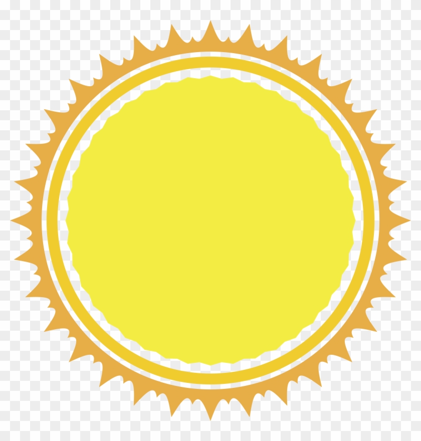 Free Clipart Of A Summer Sun - Circle #68583