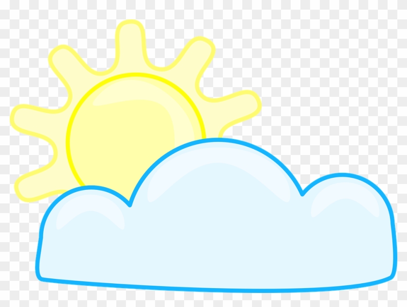Sun Cloud Sunlight Summer Beautiful Sunny Outdoor - Nuvem Com Sol Png #68715