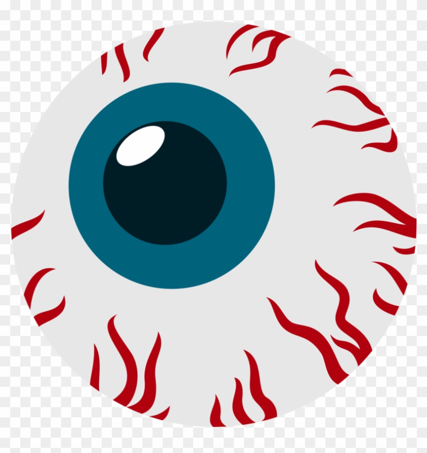 Red Eye Drawing Clip Art - Bloodshot Eyeball Cartoon #68755