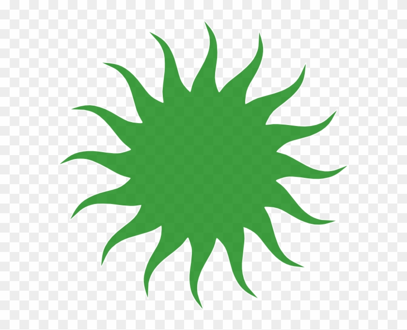 How To Set Use Green Sun Svg Vector - Greek God Apollo Symbol Sun #68797