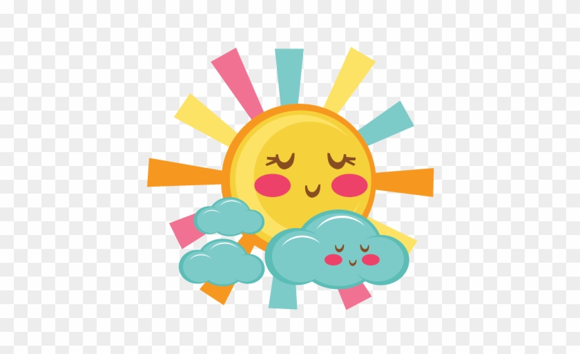 Cute Sun Svg Scrapbook Cut File Cute Clipart Files - Sun Cute #68827
