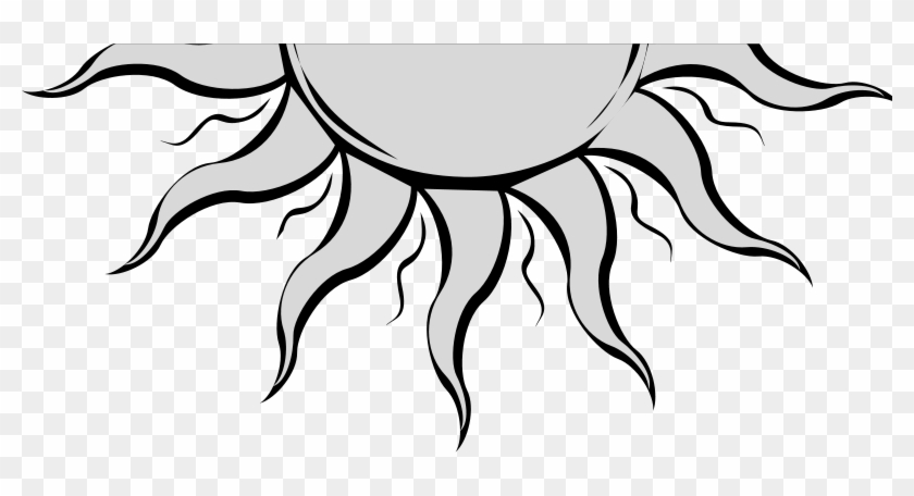 Clip Art Tags - Draw A Half Sun #68849