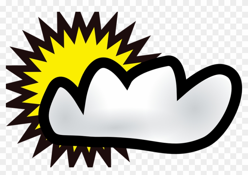 Partly Cloudy Clip Art #68874