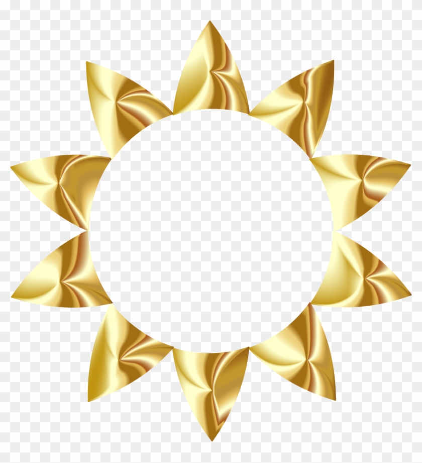 Clipart - Gold Sun No Background #68879