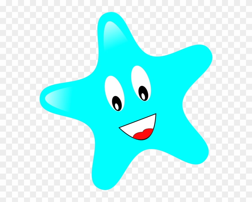 Smiley Star Clip Art At Clker - Smiley Stars #68981