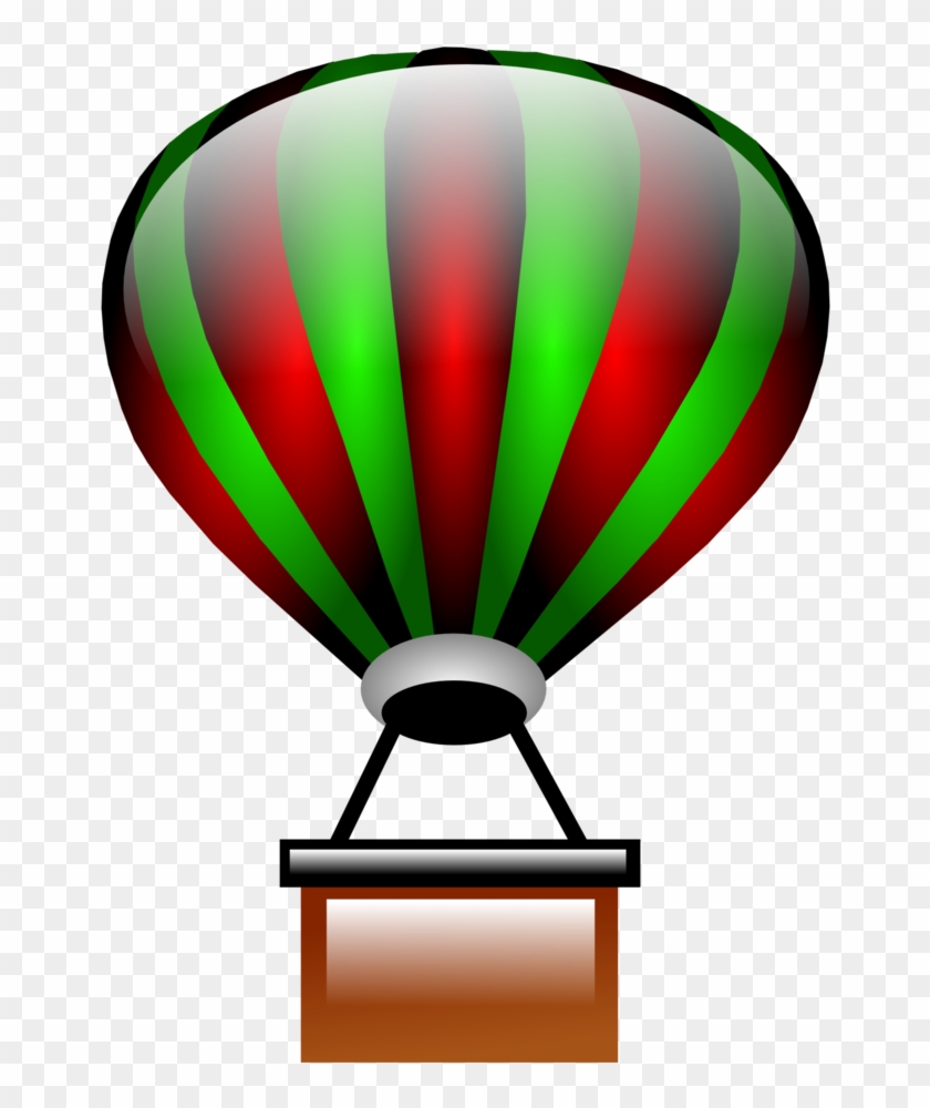 Hot- - Red And Green Hot Air Balloon #69121