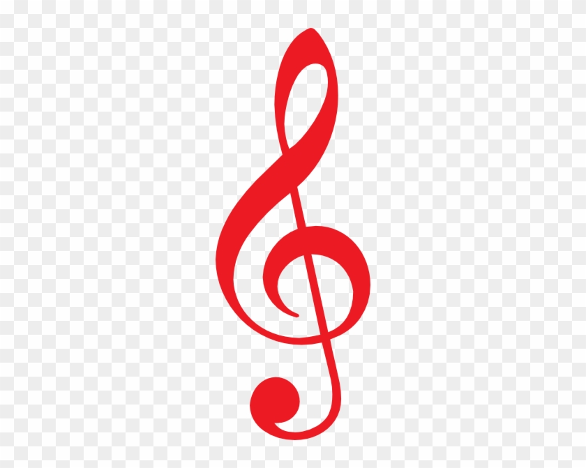 Red Music Note Transparent Background #69172