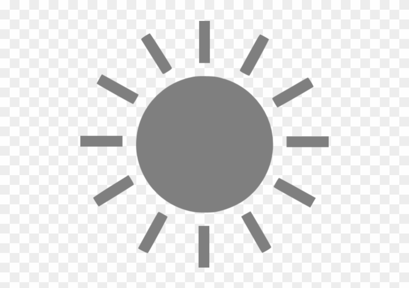 Grey Clipart Sun - Sun Icon Gif #69203