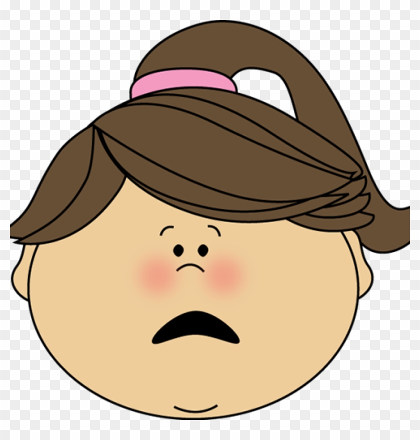 Scared Face Clipart Free Scared Face Cliparts Download - Scared Face Cartoon Girl #69229