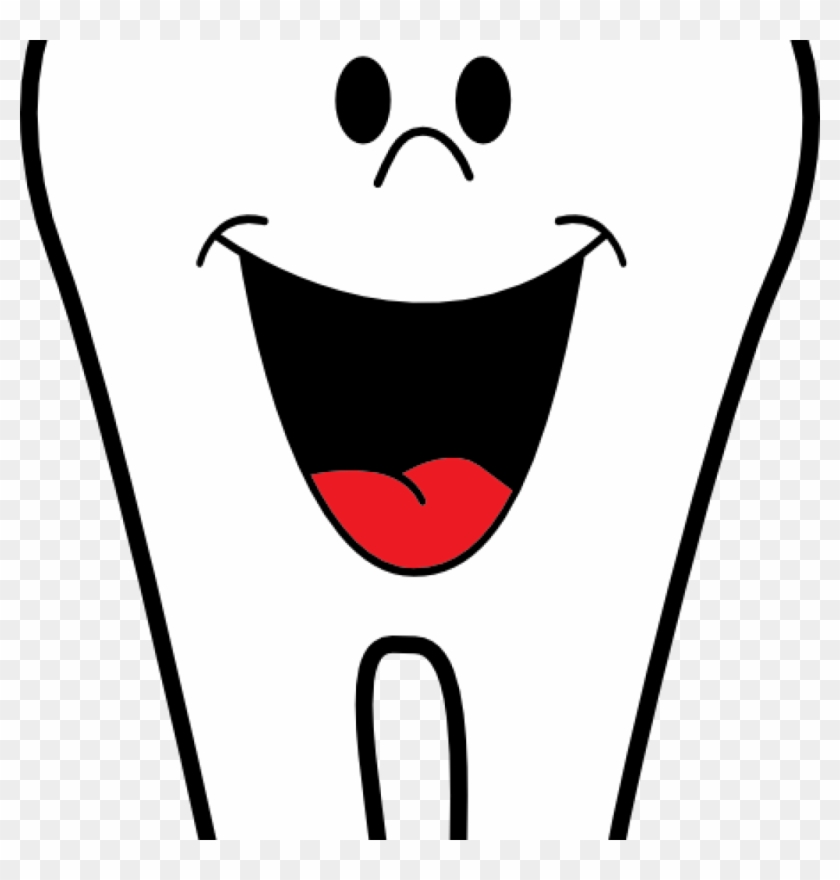 Tooth Clipart Smiling Tooth Clip Art At Clker Vector - Happy Tooth Png #69255