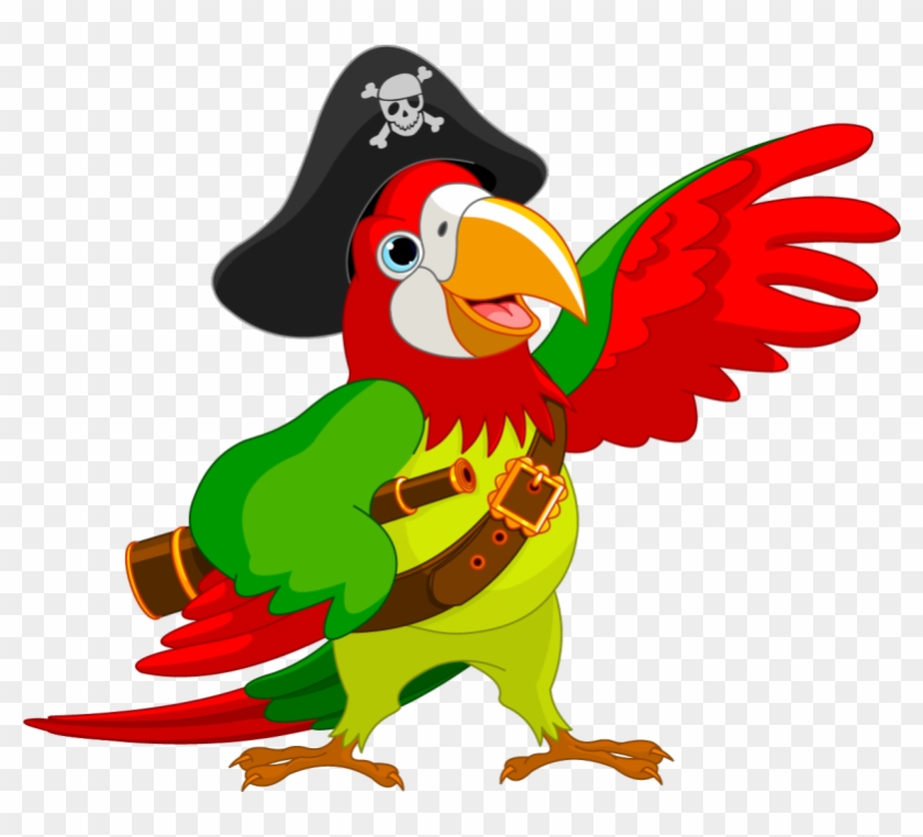 Pirate Parrot Piracy Jack Sparrow Clip Art - Pirate Parrot Clip Art #69265