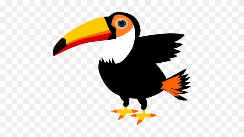 Toco Toucan Parrot Bird Clip Art - Toco Toucan Parrot Bird Clip Art #69376