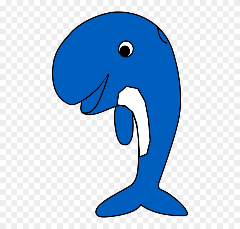 Blue Whale Svg Clip Arts 396 X 599 Px - Clipart Of Blue Whale #69434